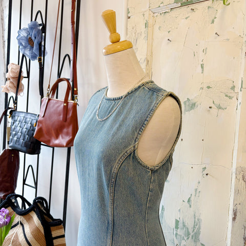 Dr. Denim // Calista Dress Stream Sky Aged