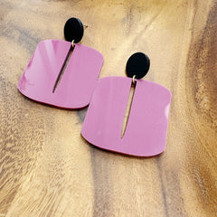 Darlings of Denmark  // Millie Mauve Earrings Acrylic