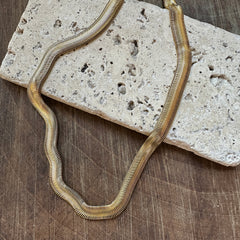 Hoopla // Wheat Chain 14kGP