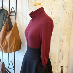 Eve Gravel // Orphee Top Bordeux