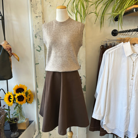 Pink Martini // Hotline Skirt Brown
