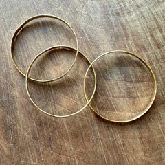 Lissa Bowie //  Triple Bangle Brass