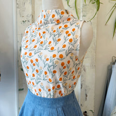 Meemoza // Bowie Tank Orange Print