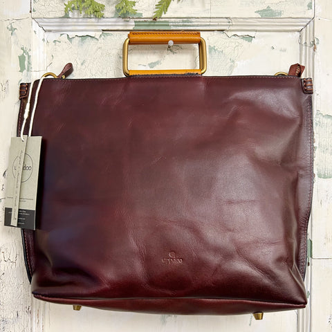 Uppdoo // JOY Classic Tote Oxblood