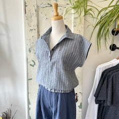 Melow // Monroe Top Blue