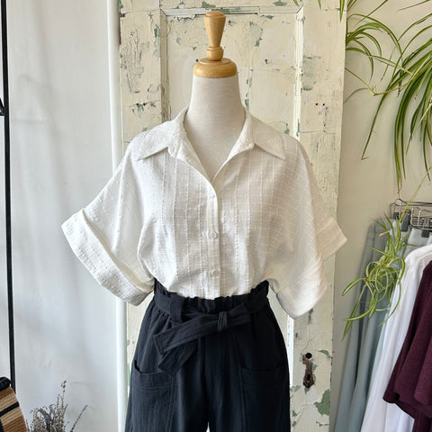 Eve Gravel // Lexie Shirt White