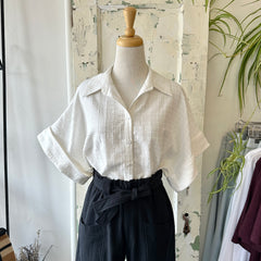Eve Gravel // Lexie Shirt White