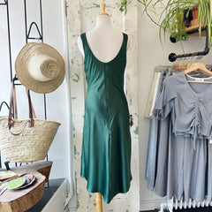 Late by Pink Martini // Aurora Dress Green