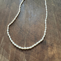 Petite Gold  // Pearl Necklace
