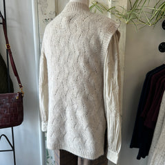 Indi & Cold // Crochet Vest Ivory