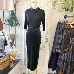 Gentle Fawn // Dahlia Velvet Skirt Wintergreen