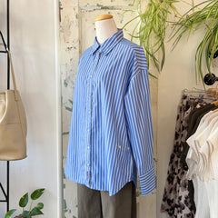 Indi & Cold // Striped Multi Button Shirt