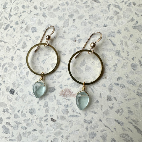 Clover and Coast //  Gold Plated Fringe Earrings