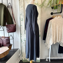 Indi & Cold // Cotton Crepe Dress Navy