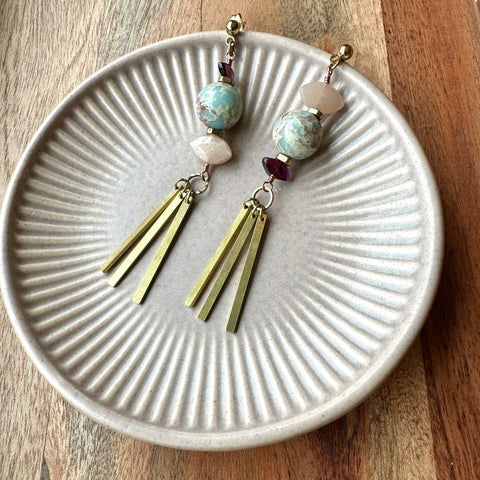 Hailey Gerrits // Indy Necklace Dalmation Jasper