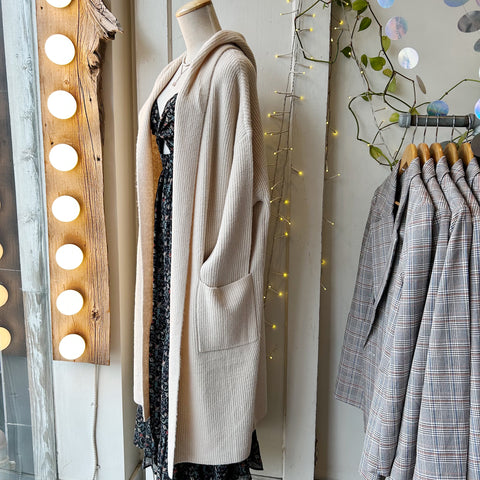 Gentle Fawn // Maeve Cardi Ecru