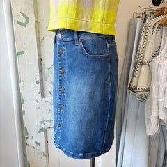 Yoga Jeans // Ruth Button Down Skirt