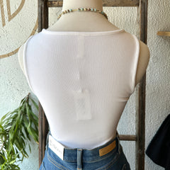 Gentle Fawn // Naia Tank White