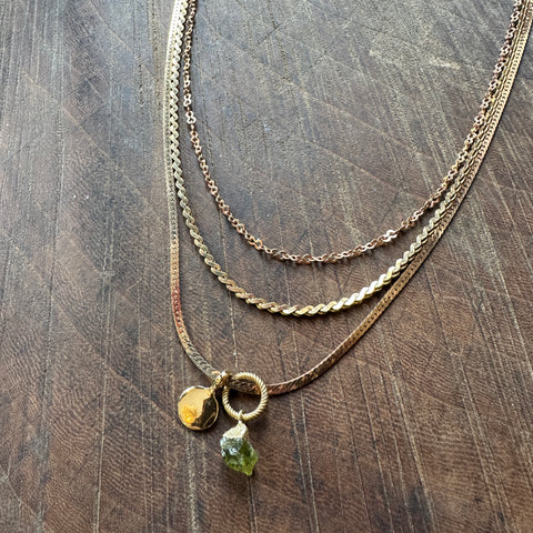 Hailey Gerrits // Indy Necklace Peridot