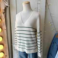 Gentle Fawn // Tucker Pullover Green Stripe