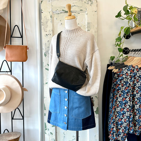 Indi & Cold // Cream Jersey Knit Sweater
