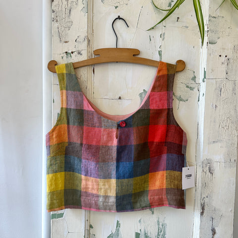 Ferris // Box Tank Rainbow Check