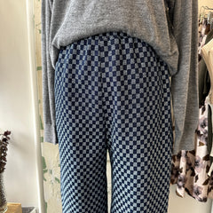 Dagg & Stacey // Beaumont Pants Dark Indigo Check