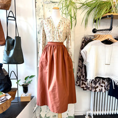 Indi & Cold // Boho Floral Top Ecru