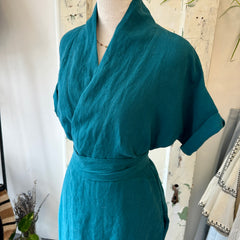 We Are Stories // Georgia Robe Dress Lagoon