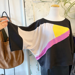 Jennifer Glasgow // Lacerta Colour Blocked Top