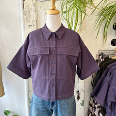 Eve Gravel // Monroth Shirt Eggplant