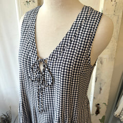 Gentle Fawn // Zoey Dress Navy Gingham