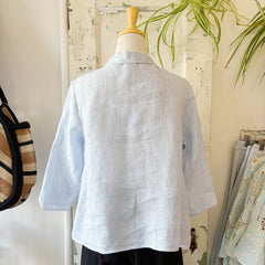 Naïf // Pippa Blouse Blue Chambray Linen