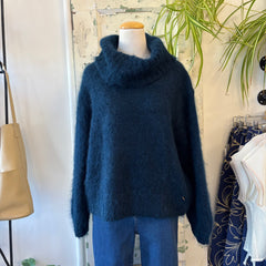 Des Petits Hauts // Chalma Blue Turtleneck