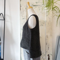 Jennifer Glasgow // Deva Top Black Stripe