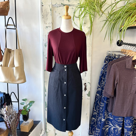 Dagg & Stacey // Florent Skirt Black