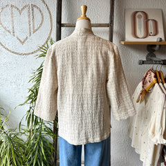 Meemoza // Open Front Jacket Oatmeal
