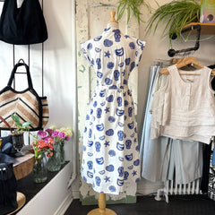 Compania Fantastica // Blue Lobster Print Dress
