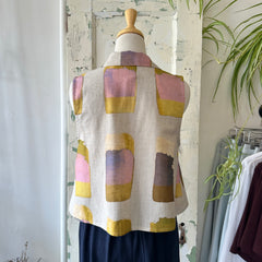 Eve Gravel // Nikki Top Yellow Gold
