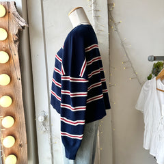 Gentle Fawn // Echo Pullover Navy Stripes