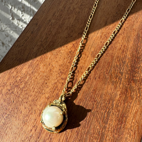Three of Cups // Queen Of Wands Tarot Necklace Clear Quartz Crystal and SS Satellite Chain 16"