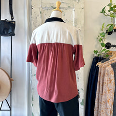 Jennifer Glasgow // Mavis Button Up Rust