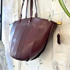 Uppdoo // Bloom XL Tote Oxblood