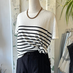 Naïf // Noella Top Ivory/Black