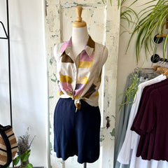 Eve Gravel // Nikki Top Yellow Gold