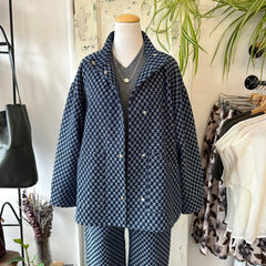 Dagg & Stacey // Noor Jacket Indigo Check
