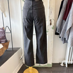 Dr. Denim // Echo Straight Leg Jeans Tar Retro Black