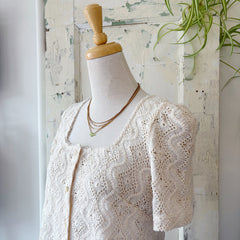 Louizon // Atome Crochet Top