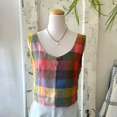 Ferris // Box Tank Rainbow Check