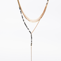 Hailey Gerrits // Atlas Necklace Zebra Jasper